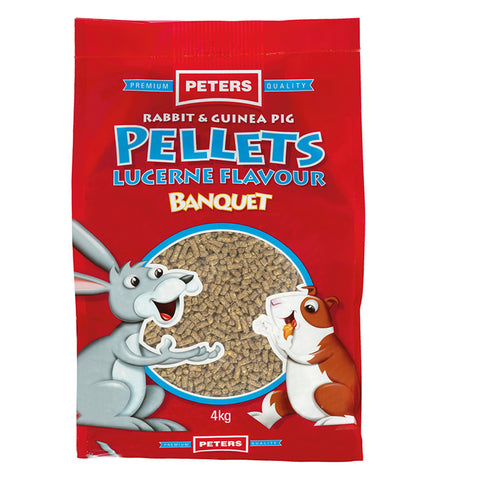 Peters Lucerne Pellets Rabbit & Guinea Pig Food 4kg