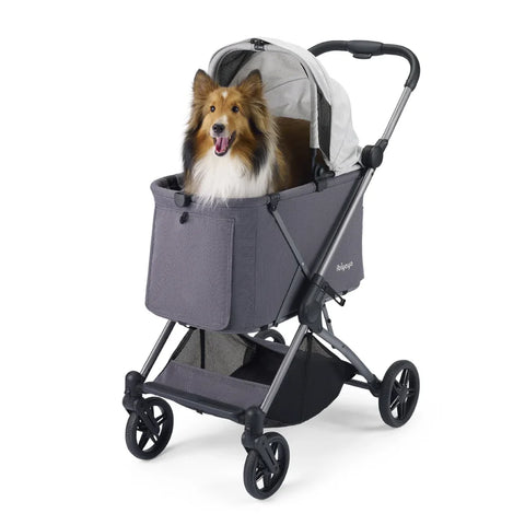 Ibiyaya Maxi Deep Carriage Pet Stroller Grey