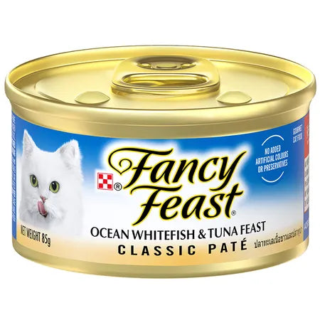 Fancy Feast Classic Pate Ocean Whitefish & Tuna Feast Adult Wet Cat Food