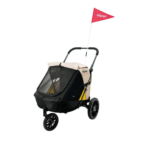 Ibiyaya Minika 3-in-1 Pet Stroller System Arizona Tan