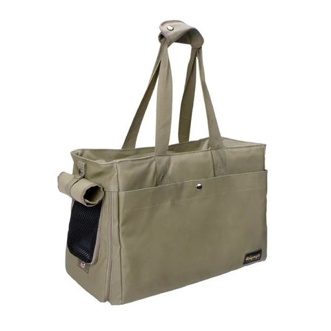 Ibiyaya Canvas Pet Tote Carrier Green