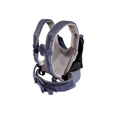 Ibiyaya Hug Pack Padded & Mesh Sling Pet Carrier Denim Blue