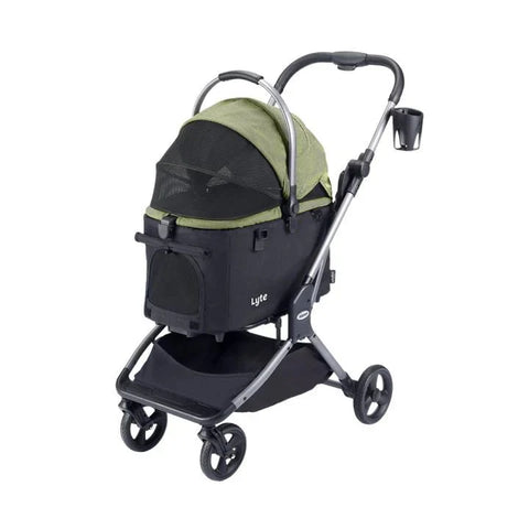 Ibiyaya Lyte 3-in-1 Detachable Pet Stroller Medium Green