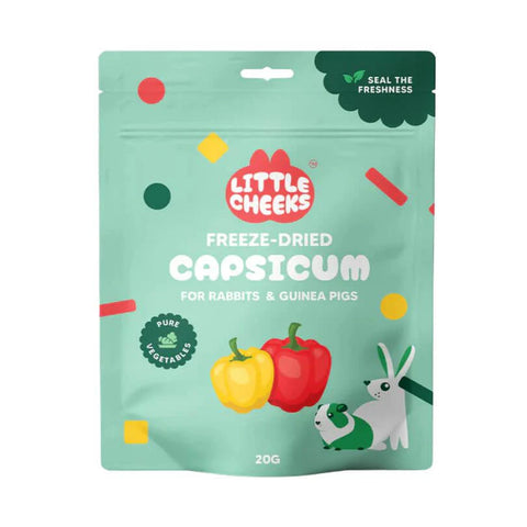 Little Cheeks Freeze Dried Capsicum Pet Treats 20g
