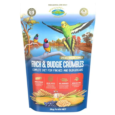 Vetafarm Finch & Budgie Crumbles 10kg