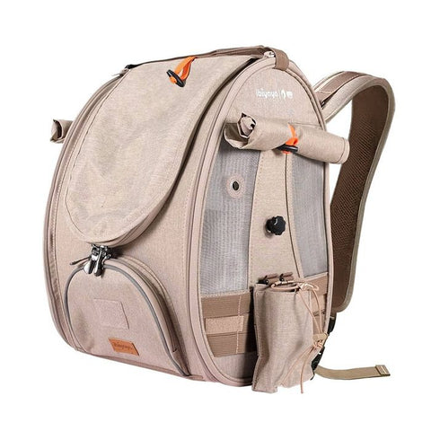 Ibiyaya Trackpack Bird Backpack Carrier Brown Small