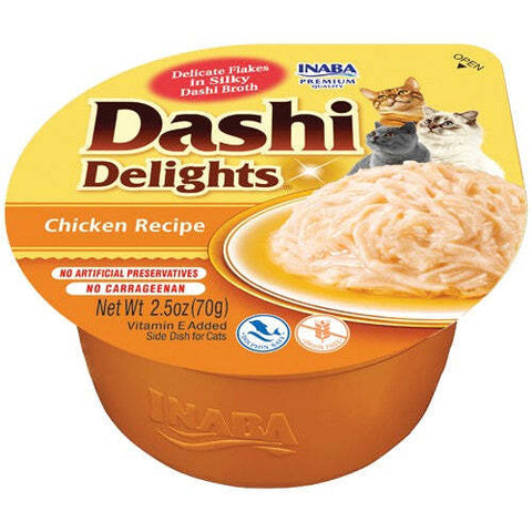Inaba Churu Dashi Delights Chicken Cat Treats 70g x 6