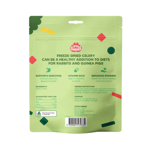 Little Cheeks Freeze Dried Celery Pet Treats 12g