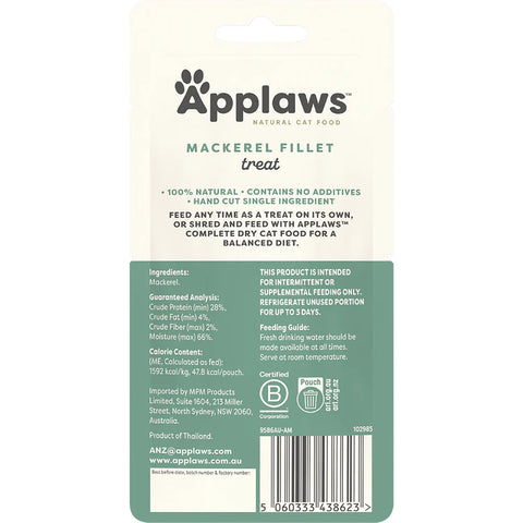 Applaws Whole Mackerel Loin Cat Treat