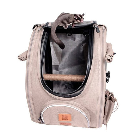 Ibiyaya Trackpack Bird Backpack Carrier Brown Small
