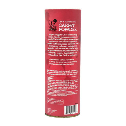 Wags & Wiggles Odour Eliminating Carpet Powder Fresh Strawberries 567g
