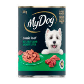MyDog Classic Loaf with Juicy Lamb & Hearty Liver Wet Dog Food 24x400g