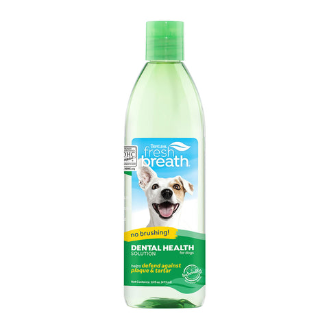 Tropiclean Fresh Breath Dental Health Solution Original for Dogs 473ml