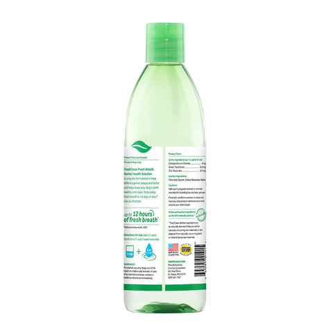 Tropiclean Fresh Breath Dental Health Solution Original for Dogs 473ml