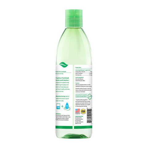 Tropiclean Fresh Breath Dental Health Solution Original for Cats 473ml