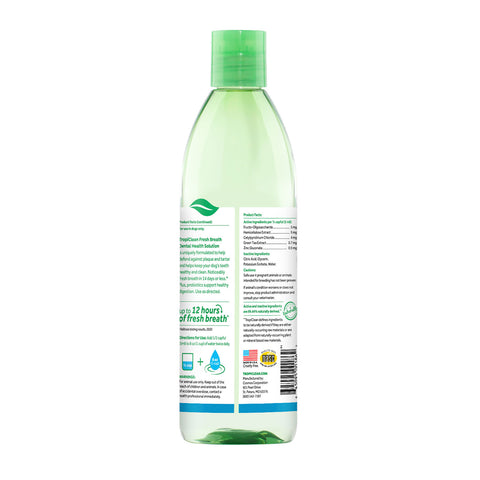 Tropiclean Fresh Breath Dental Health Solution + Digestive Support for Dogs 473ml