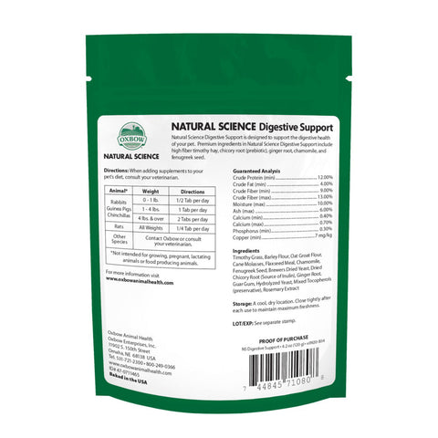 Oxbow Natural Science Digestive Support for Small Animals 120g