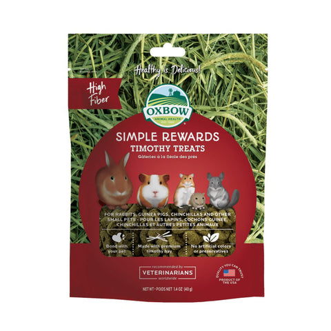 Oxbow Simple Rewards Timothy Small Animal Treats 40g