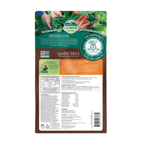 Oxbow Garden Select Adult Mouse & Young Rat Food 900g