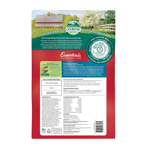 Oxbow Essentials Senior Guinea Pig Food 1.8kg