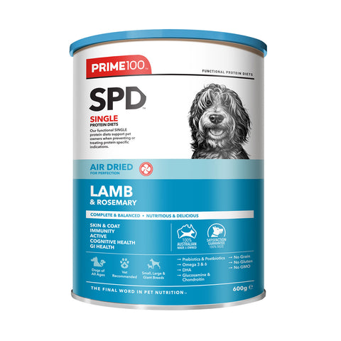 Prime100 SPD Air Dried Lamb & Rosemary Adult Dry Dog Food