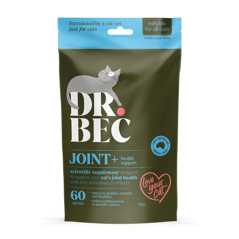 Dr Bec Joint + Health Support Veterinary Formulated Cat Supplement 65g