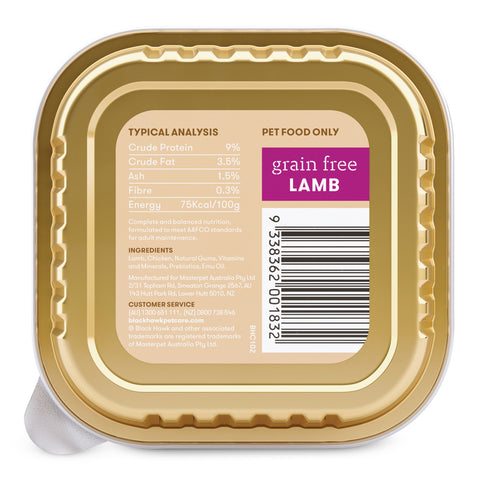 Black Hawk Grain Free Lamb Adult Wet Dog Food