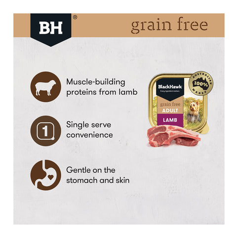 Black Hawk Grain Free Lamb Adult Wet Dog Food
