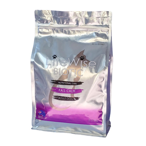 LifeWise Biotic F.A.S Calm with Fish, Lamb, Rice, Oats & Veg Adult Dry Dog Food 2.5kg