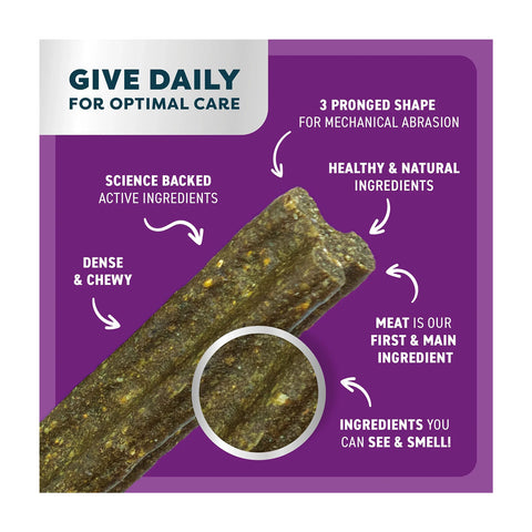 Bell & Bone Kangaroo, Mint & Turmeric Dental Dog Treats 7pc