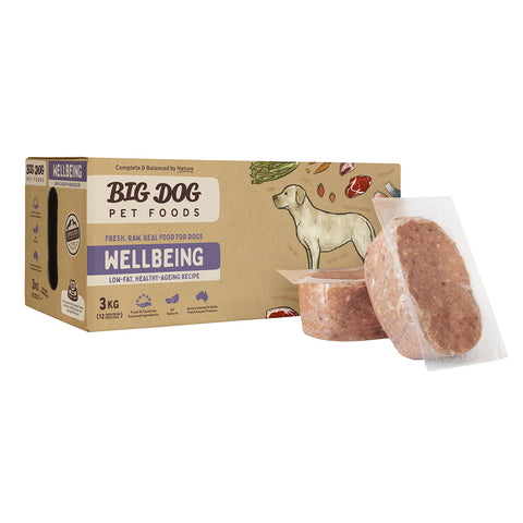 Big Dog Wellbeing Raw Dog Food 3kg