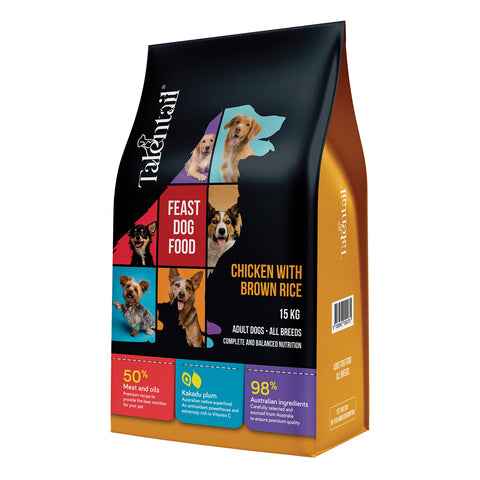 Talentail Chicken with Brown Rice Adult Dry Dog Food 15kg
