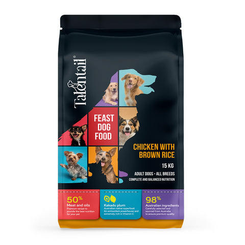 Talentail Chicken with Brown Rice Adult Dry Dog Food 15kg