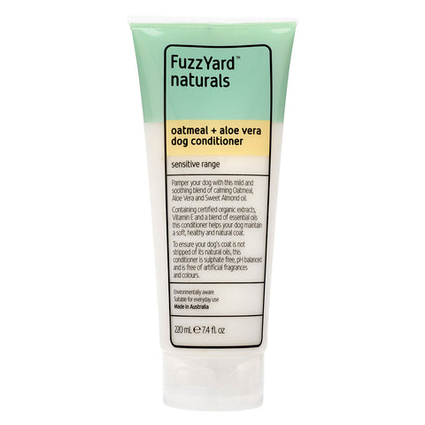 FuzzYard Sensitive Oatmeal & Aloe Vera Dog Conditioner 220ml