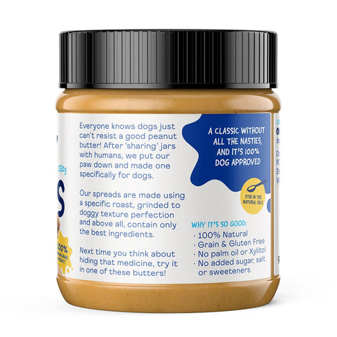 Doggylicious Doggy Butters Original Peanut Butter Dog Treat 250g