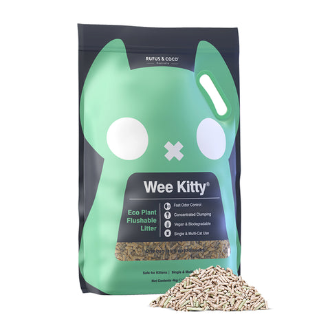Rufus & Coco Wee Kitty Clumping Eco Plant Litter