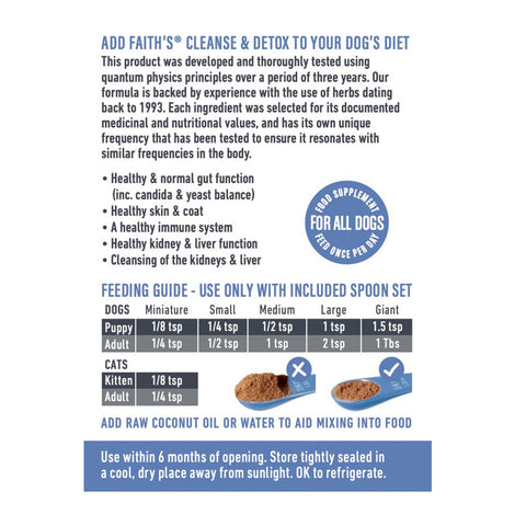 Augustine Approved Faith's Cleanse & Detox 130g