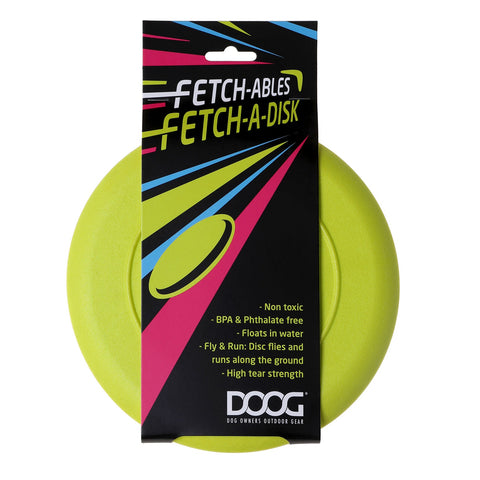 DOOG Fetchables Fetch A Disc Dog Toy