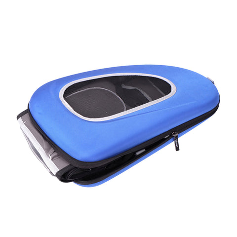 Ibiyaya 5-in-1 Combo Eva Pet Carrier & Stroller Royal Blue
