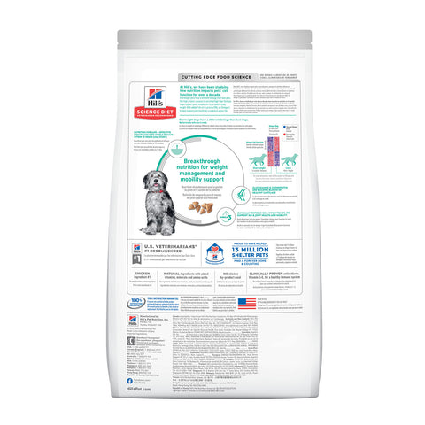 Hills Science Diet Perfect Weight & Joint Support Adult Dry Dog Food 11.3kg