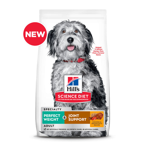 Hills Science Diet Perfect Weight & Joint Support Adult Dry Dog Food 11.3kg