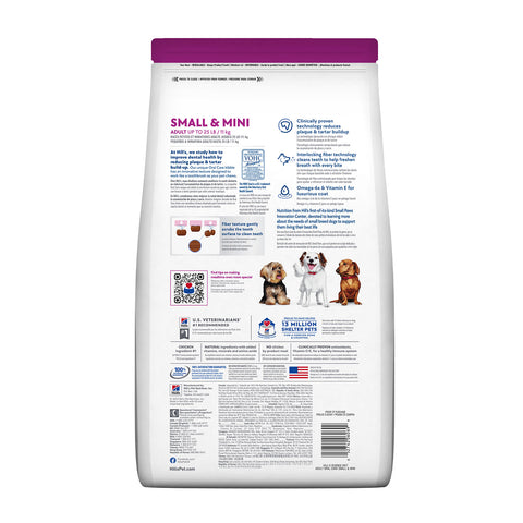 Hill's Science Diet Oral Care Small & Mini Adult Dry Dog Food