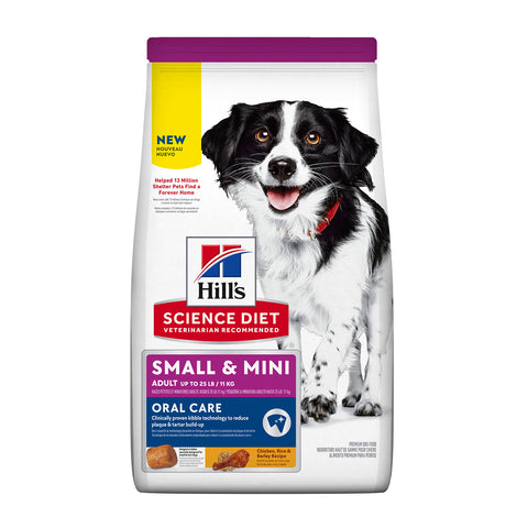 Hill's Science Diet Oral Care Small & Mini Adult Dry Dog Food