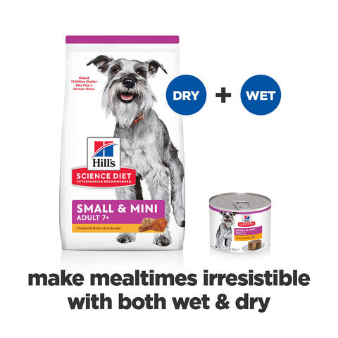 Hills Science Diet Small & Mini Chicken 7+ Adult Canned Dog Food