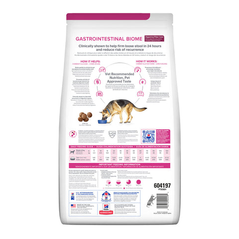 Hill's Prescription Diet Gastrointestinal Biome Digestive/Fibre Dry Dog Food 12.5kg