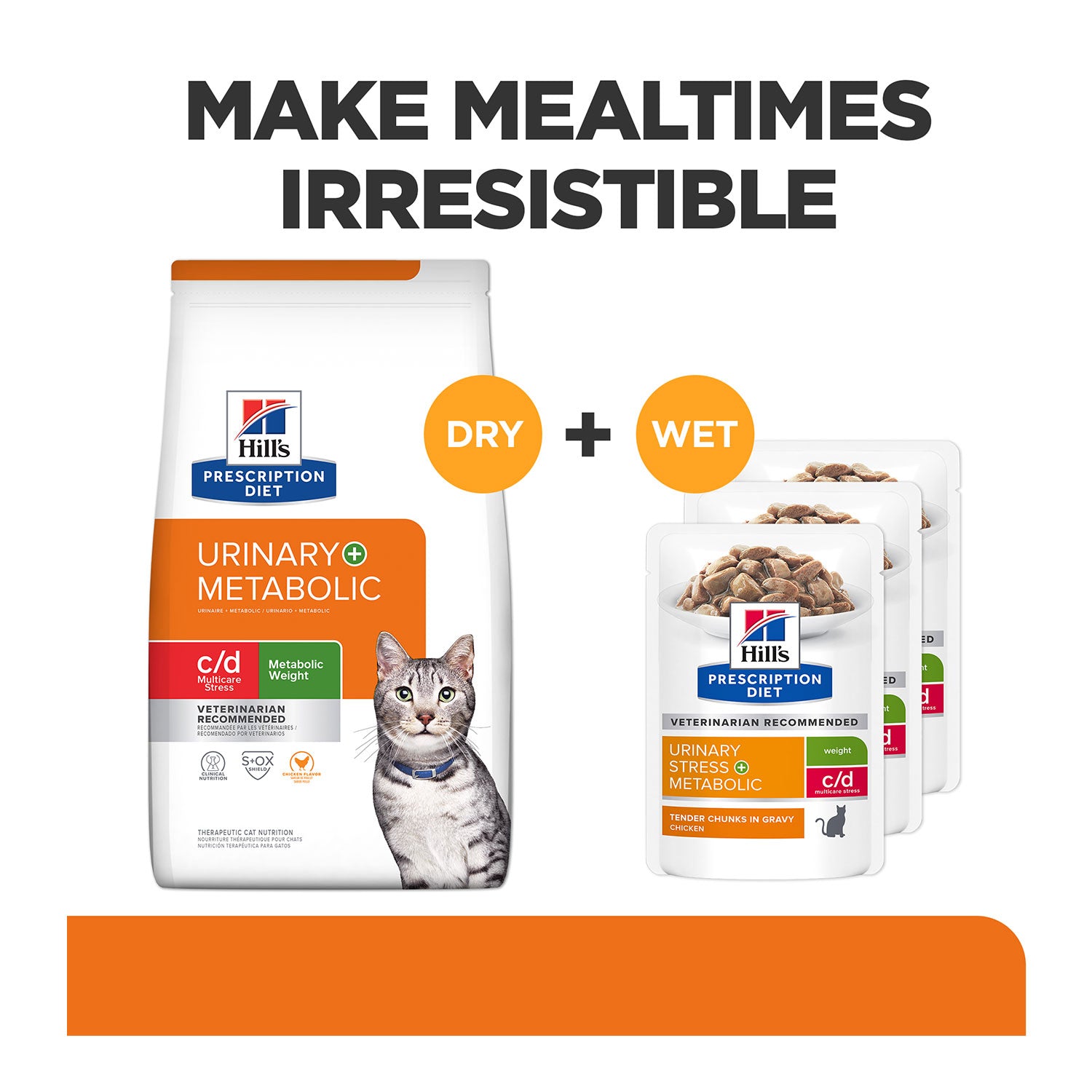 Hill's Prescription Diet C/D Multicare Stress Urinary Care Metabolic