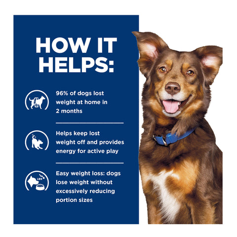 Hill's Prescription Diet Metabolic Weight Loss & Maintenance Chicken Flavour Canned Dog Food 12x370g