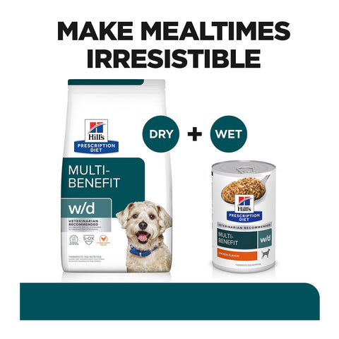 Hill's Prescription Diet W/D Multi-Benefit Dry Dog Food 3.85kg