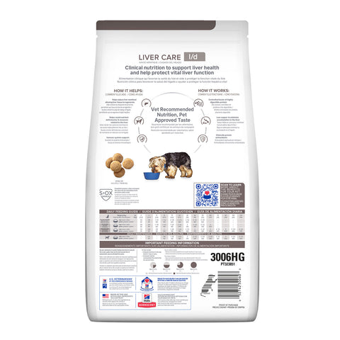 Hill's Prescription Diet L/D Liver Care Dry Dog Food 7.98kg