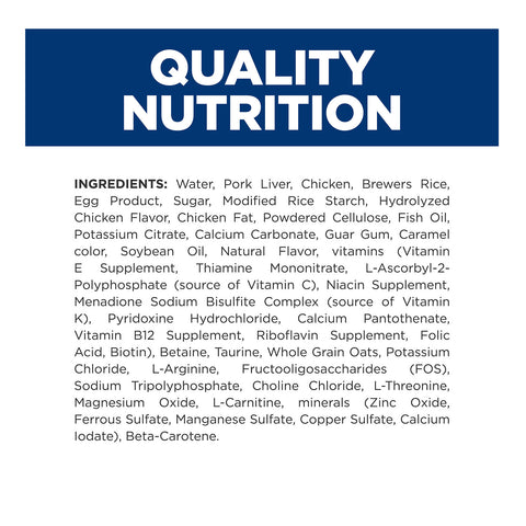 Hill's Prescription Diet K/D Kidney Care Chicken Pate Canned Cat Food 24x156g